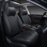 Premium Leather Car Seat Covers for Cars, SUVs & Trucks – Front & Rear Seat Protector, Custom Fit Design – With Headrest Diamond Pattern 25