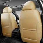 Premium Leather Car Seat Covers for Cars, SUVs & Trucks – Front & Rear Seat Protector, Custom Fit Design – Smooth Grid Pattern 24 - Bild 2