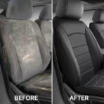 Premium Leather Car Seat Covers for Cars, SUVs & Trucks ?C Front & Rear Seat Protector, Custom Fit Design ?C Minimalist Horizontal 27 – Bild 6