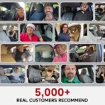 Custom Fit Premium Leather Car Seat Covers for Toyota Highlander Grand Highlander 2nd Row Captain Chairs 2nd Row 40/60 Split-Front & Rear Seat Protector Diamond Pattern 02 - Bild 8