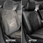 Premium Leather Car Seat Covers for Cars, SUVs & Trucks – Front & Rear Seat Protector, Custom Fit Design – Diamond Pattern 05 - Image 6