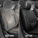 Premium Leather Car Seat Covers for Cars, SUVs & Trucks – Front & Rear Seat Protector, Custom Fit Design – With Lumbar Support Diamond Pattern 06 – Image 6