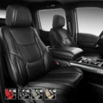 Premium Leather Car Seat Covers for Cars, SUVs & Trucks – Front & Rear Seat Protector, Custom Fit Design – With Extra Padding 10