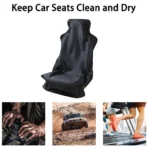 Front Seat Cover for All Cars-Waterproof & Dustproof Universal Fit - obrazek 6