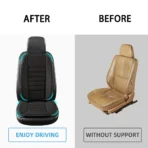 Car Seat Cushion with Back Support Pillow for All Car-Anti-Slip & Breathable & Relieve Pain Universal Fit - Imagen 3