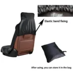 Front Seat Cover for All Cars-Waterproof & Dustproof Universal Fit - obrazek 7