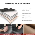 Front Car Seat Covers for All Car-Anti-Slip & Breathable Universal Fit (2PCS) - obrazek 3
