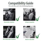 Neoprene Seat Cover for All Cars-Non-Slip & Waterproof Universal Fit - Imagen 7