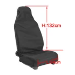 Front Seat Cover for All Cars-Waterproof & Dustproof Universal Fit - obrazek 8