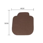 Front Linen Car Seat Cushion for All Cars-Non-Slip Soft & Breathable Universal Fit - Afbeelding 5