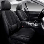Premium Leather Car Seat Covers for Cars, SUVs & Trucks – Front & Rear Seat Protector, Custom Fit Design – Woven Fabric 19