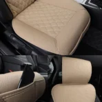 Front PU Leather Car Seat Cushions for All Cars-Waterproof & Anti-slip & Breathable Universal Fit - Bild 5