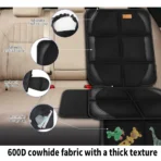 Thickest Baby Seat Cushion With Mesh Pockets Waterproof 600D Fabric Universal Fit - Imagen 8