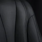 Premium Leather Car Seat Covers for Cars, SUVs & Trucks – Front & Rear Seat Protector, Custom Fit Design – Sporty Vertical Stripes 21 - obrazek 4