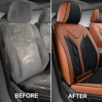 Premium Leather Car Seat Covers for Cars, SUVs & Trucks – Front & Rear Seat Protector, Custom Fit Design – Luxury Padding 23 - Image 6