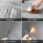 Premium Leather Car Seat Covers for Cars, SUVs & Trucks – Front & Rear Seat Protector, Custom Fit Design – Sporty Horizontal Lines Padding 12 - obrazek 7