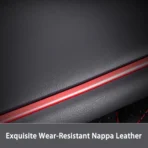 Nappa Leather Seat Cushion for All Cars-360° Full Coverage & Breathable & Anti-Slip Universal Fit - Billede 4