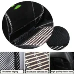 Ice Silk Bamboo Seat Cushion for All Cars-Breathable & Waist Protection Universal Fit - obrazek 7