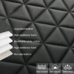 PU Leather Front Seat Cushion for All Cars-Full Coverage & Anti-Slip Universal Fit - Image 3