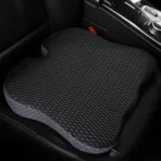 Honeycomb Memory Foam Seat Cushion for All Cars-Breathable & Raised Angle Design & Anti-Slip Universal Fit