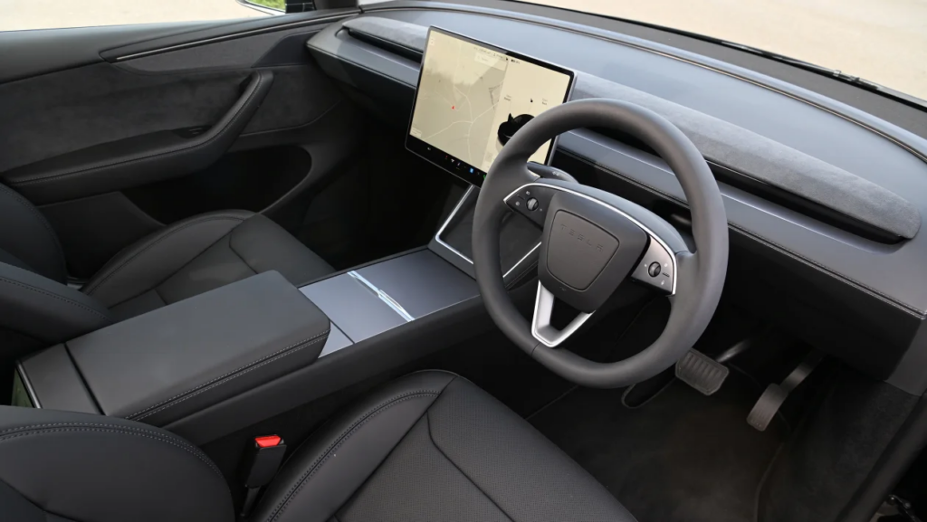 Tesla seat covers to enhance Tesla's minimalist interior.
