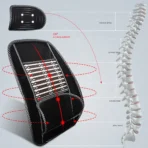 Ice Silk Bamboo Seat Cushion for All Cars-Breathable & Waist Protection Universal Fit - obrazek 5