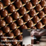 Natural Wooden Bead Seat Cushion for All Cars-Breathable & Massage Universal Fit - Image 4