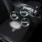 Linen Seat Cushion for All Cars-Breathable & Anti-Slip Universal Fit - Kuva 2