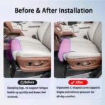 Seat Leg Support Extension for All Cars-Breathable & Relieves Leg Fatigue Universal Fit - Bild 2