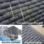 Linen Seat Cushion for All Cars-Breathable & Anti-Slip Universal Fit - Imagen 2