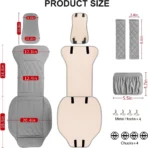 Leather Seat Cushion Set for All Cars-Waterproof & Scratch Resistant Universal Fit - Image 10