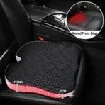 Honeycomb Memory Foam Seat Cushion for All Cars-Breathable & Raised Angle Design & Anti-Slip Universal Fit - Billede 5