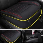 Premium PU Leather Front Seat Cover for All Cars-Anti-Slip & Full-Wrap Protection Universal Fit - Billede 2