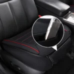 Premium PU Leather Front Seat Cover for All Cars-Anti-Slip & Full-Wrap Protection Universal Fit - Billede 3