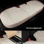 Leather Seat Cushion for All Cars-Breathable & Anti-Slip Universal Fit - Image 6