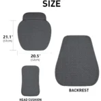 Linen Seat Cushion for All Cars-Breathable & Anti-Slip Universal Fit - Imagen 4