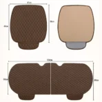 Linen Seat Cushion for All Cars-Breathable & Anti-Slip Universal Fit - Image 6