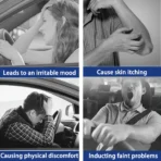 12V Summer Ventilation Seat Cushion for All Cars-Cooling & Massage & Breathable Universal Fit - Billede 5