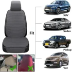 Linen Seat Cushion for All Cars-Breathable & Anti-Slip Universal Fit - Imagen 5