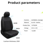 12V/24V Ventilated Seat Cushion for All Cars-Cooling & Breathable Universal Fit – Bild 7