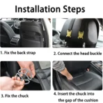 12V Front Cooling Seat Cushion for All Cars-Cooling & Ventilation Universal Fit - Billede 6