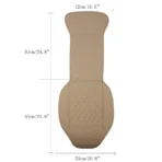 Front PU Leather Car Seat Cushions for All Cars-Waterproof & Anti-slip & Breathable Universal Fit - Bild 7