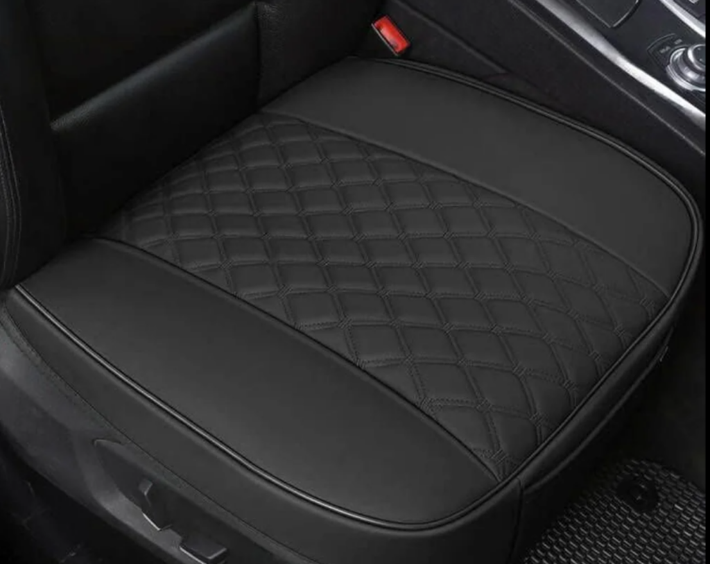 PU Leather Front Seat Cushion for All Cars-Full Coverage