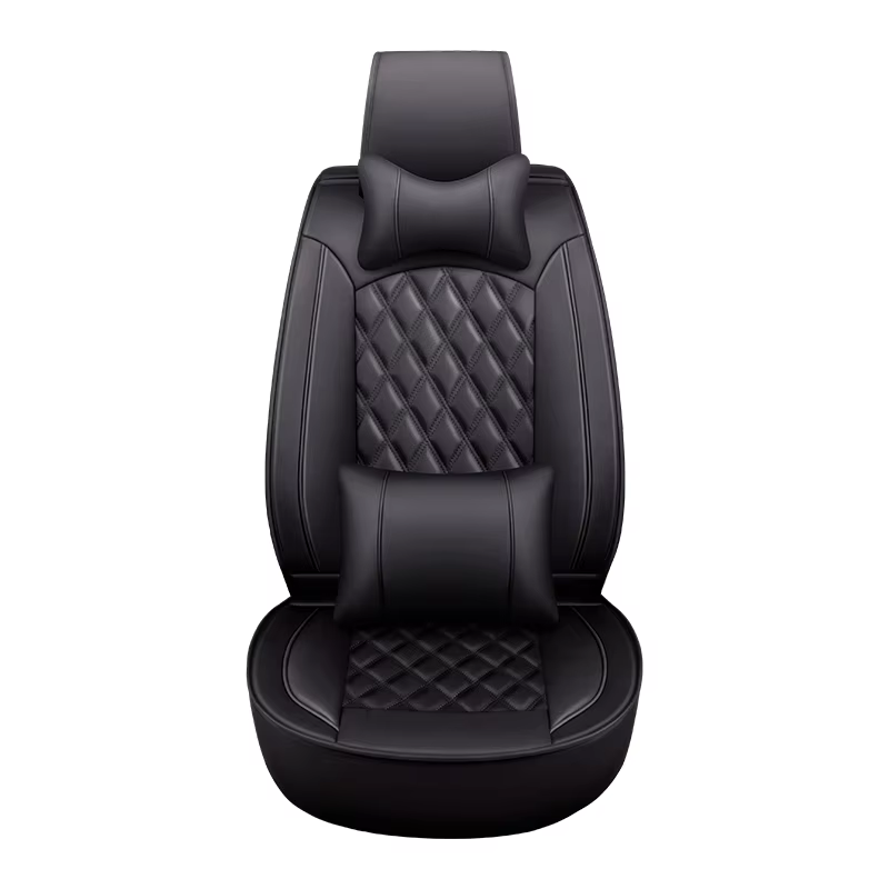Diamond-pattern seat covers