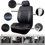 PU Leather Seat Cover for All Cars-Breathable Universal Fit – Image 4