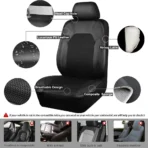 PU Leather Seat Cover for All Cars-Breathable & Protective Universal Fit – Image 5