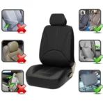 PU Leather Seat Cover for All Cars-Breathable & Waterproof & Scratch resistant Universal Fit – Image 6