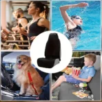 Machine Washable Terry Cloth Front Seat Cushion for All Cars-Sweat-Absorbing & Waterproof & Non-Slip Universal Fit - Image 6