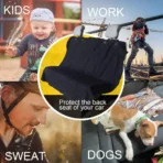 Towel Rear Bench Seat Cover for All Cars-Waterproof & Non-Slip Universal Fit – Image 8