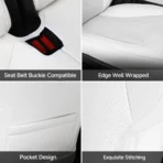 All-Inclusive Seat Cover for 5 Seat Tesla Model X 2022-2025+ - Afbeelding 8